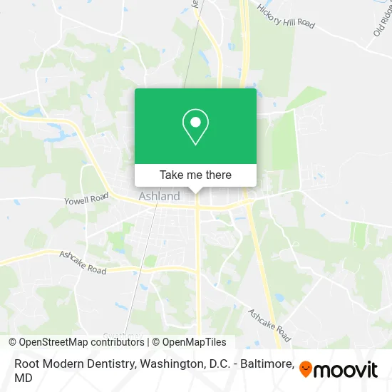 Root Modern Dentistry map