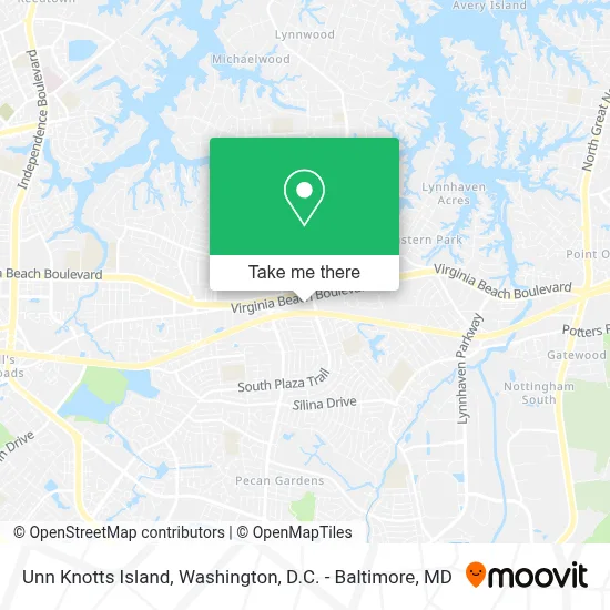 Unn Knotts Island map