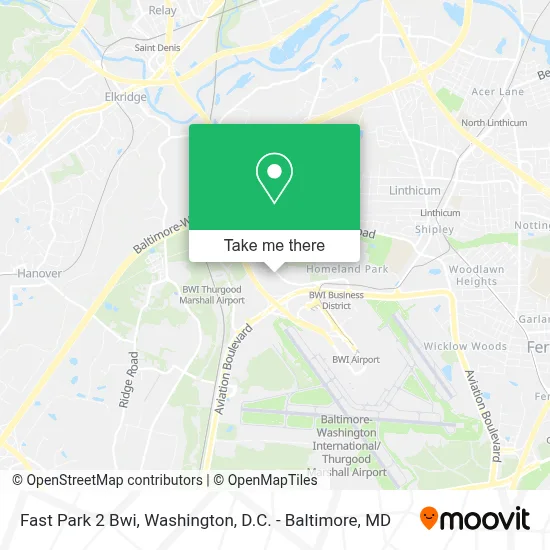 Fast Park 2 Bwi map