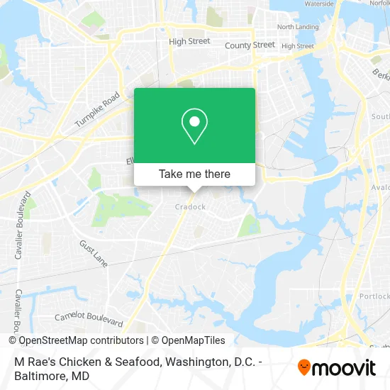 M Rae's Chicken & Seafood map