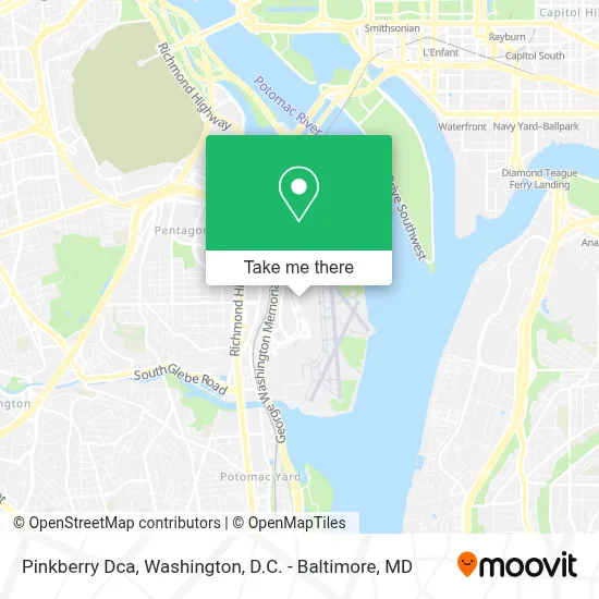 Pinkberry Dca map