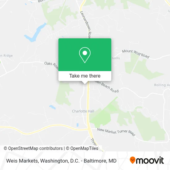 Weis Markets map