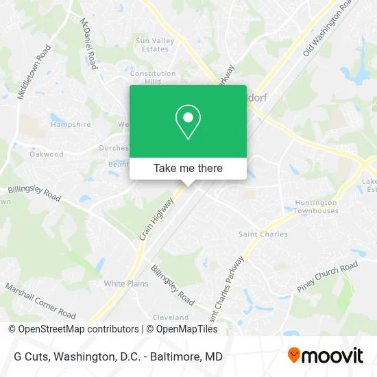 G Cuts map