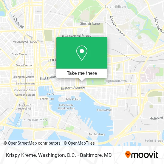 Krispy Kreme map