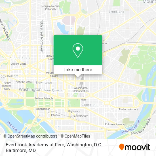 Everbrook Academy at Ferc map
