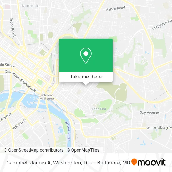 Campbell James A map