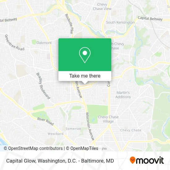 Capital Glow map