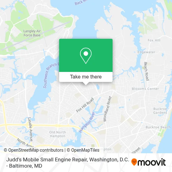 Judd's Mobile Small Engine Repair map