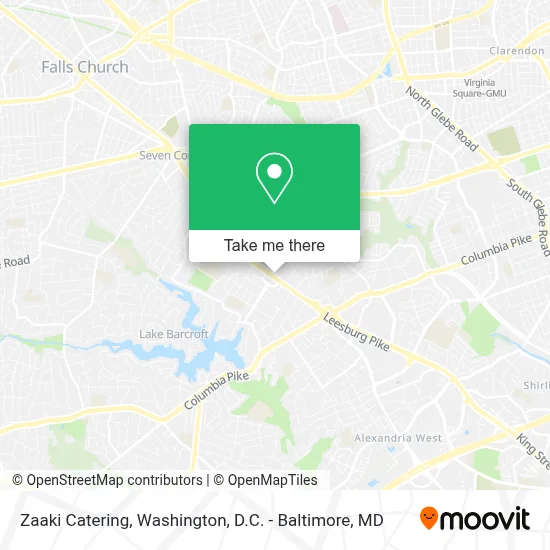 Zaaki Catering map