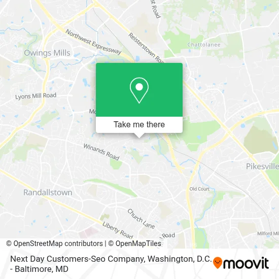 Next Day Customers-Seo Company map