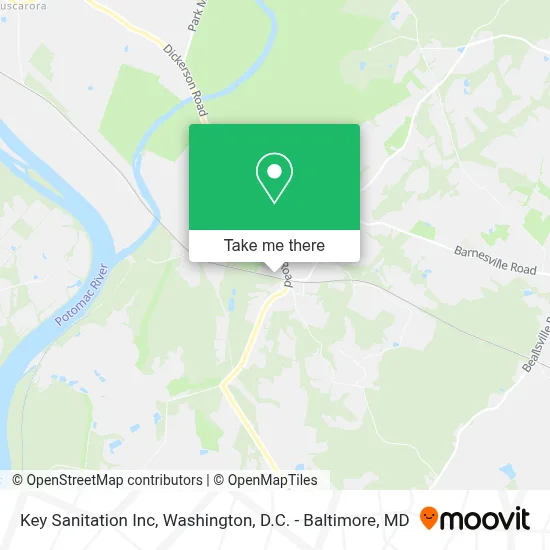 Key Sanitation Inc map