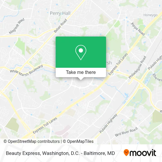 Beauty Express map