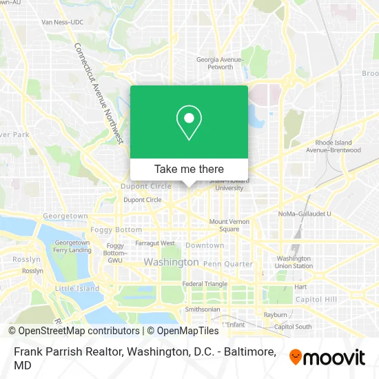 Frank Parrish Realtor map