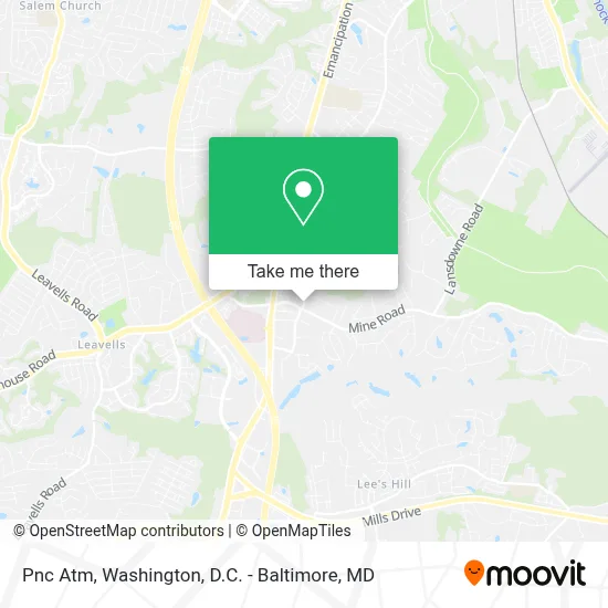 Pnc Atm map