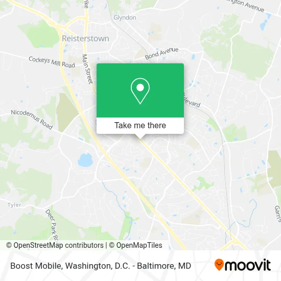 Boost Mobile map