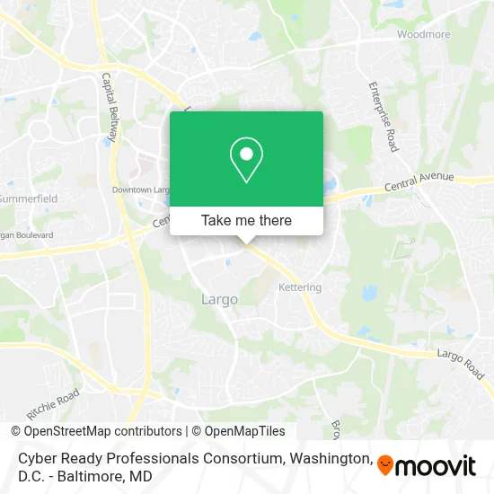 Cyber Ready Professionals Consortium map