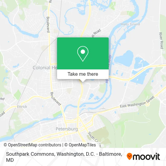 Southpark Commons map
