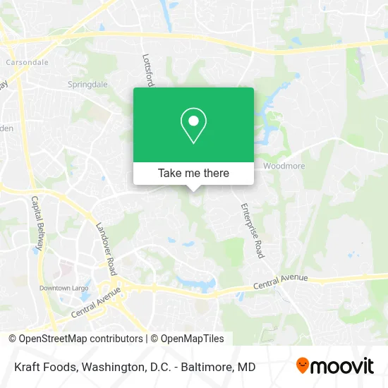 Kraft Foods map