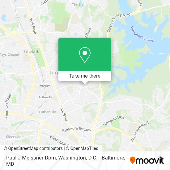 Paul J Meissner Dpm map