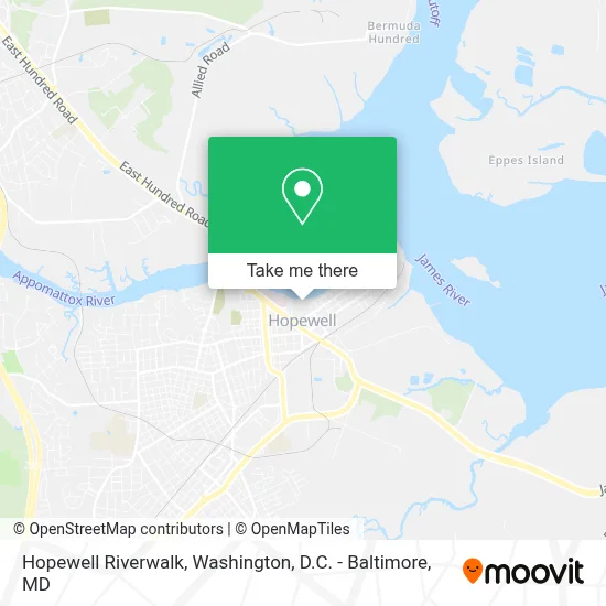 Hopewell Riverwalk map