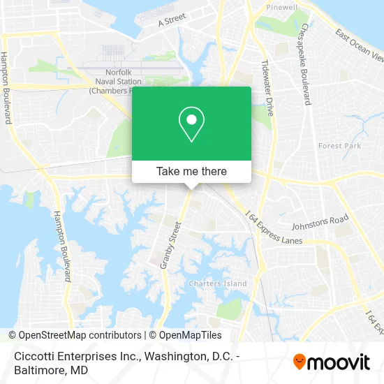 Ciccotti Enterprises Inc. map