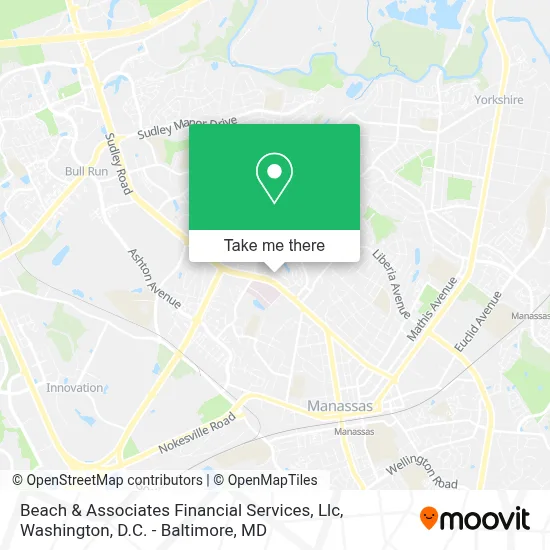 Beach & Associates Financial Services, Llc map