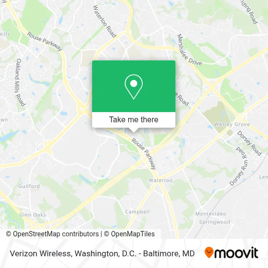 Verizon Wireless map