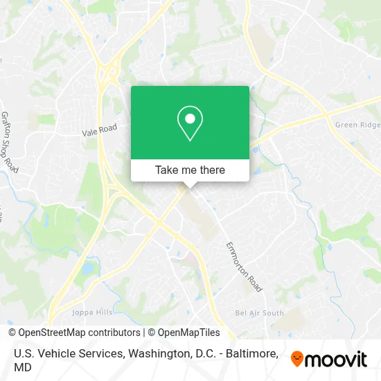 U.S. Vehicle Services map