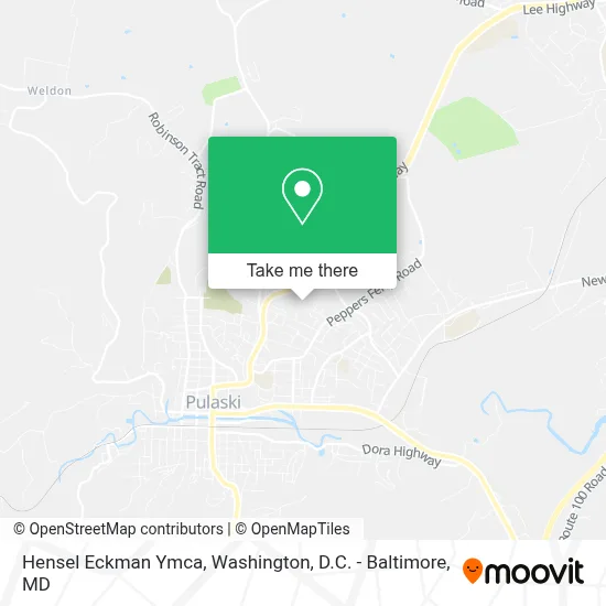 Hensel Eckman Ymca map