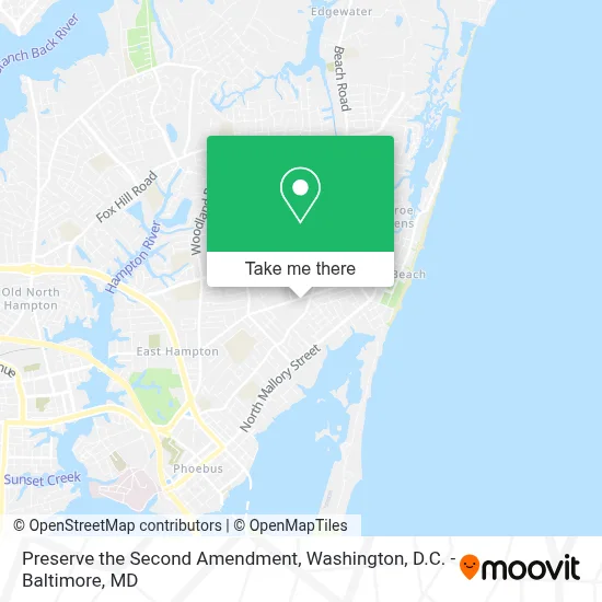 Preserve the Second Amendment map