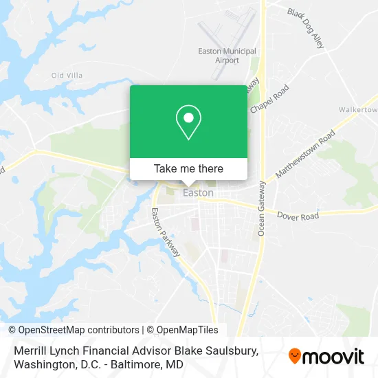 Merrill Lynch Financial Advisor Blake Saulsbury map