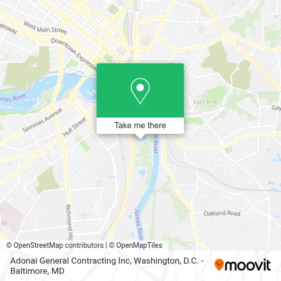 Adonai General Contracting Inc map
