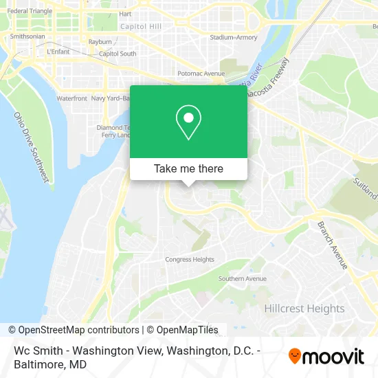 Wc Smith - Washington View map