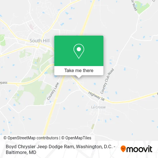 Boyd Chrysler Jeep Dodge Ram map