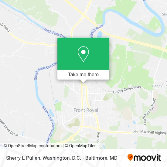 Sherry L Pullen map