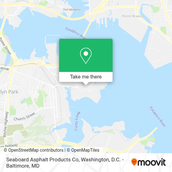 Seaboard Asphalt Products Co map