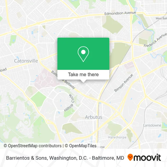 Barrientos & Sons map
