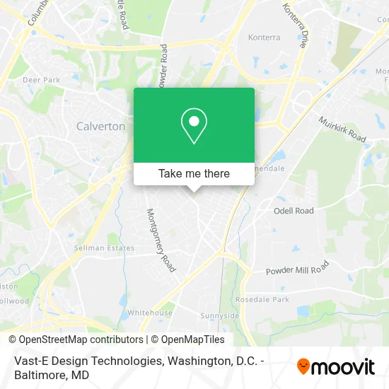Vast-E Design Technologies map