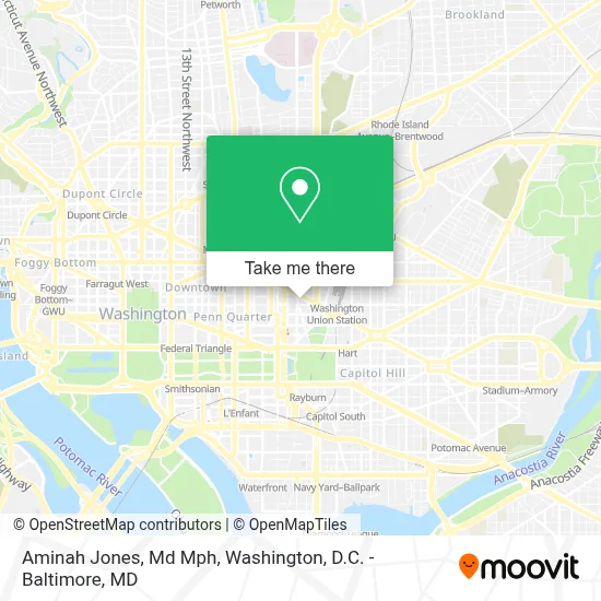 Aminah Jones, Md Mph map