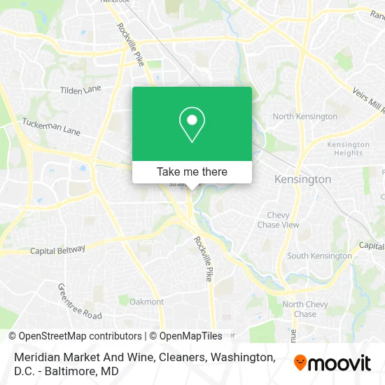 Meridian Market And Wine, Cleaners map