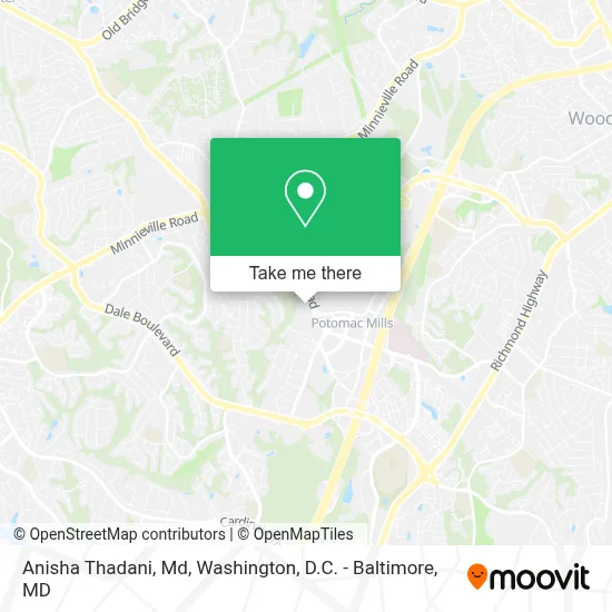 Anisha Thadani, Md map
