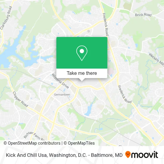 Kick And Chill Usa map