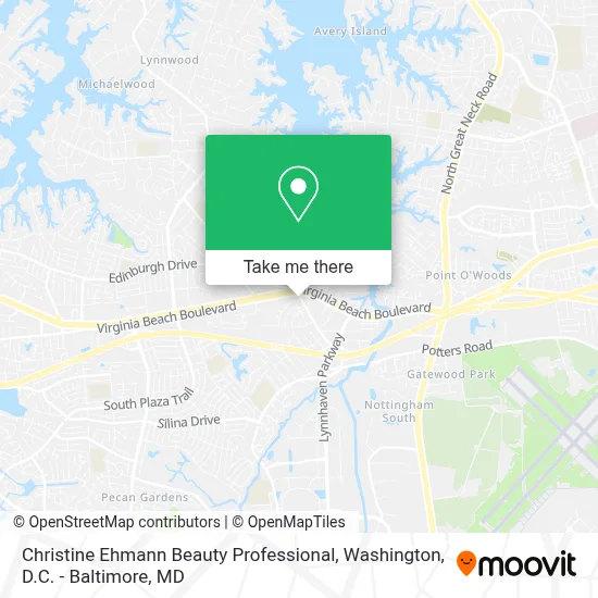 Christine Ehmann Beauty Professional map