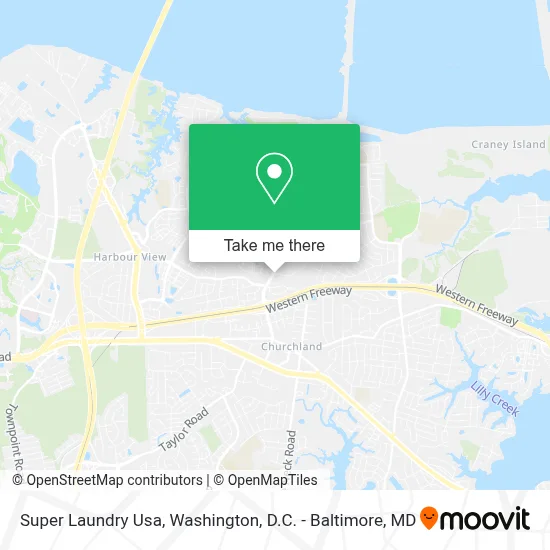 Super Laundry Usa map