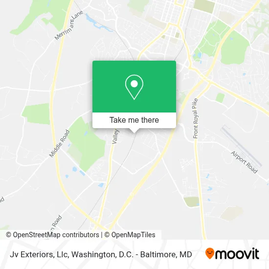 Jv Exteriors, Llc map