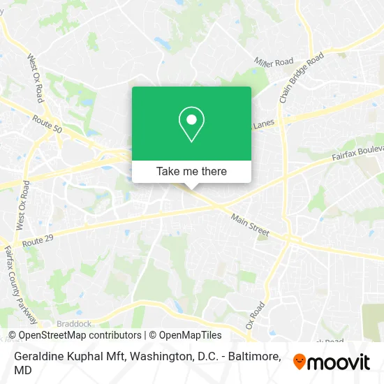 Geraldine Kuphal Mft map
