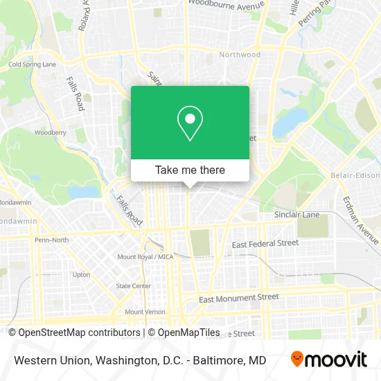 Western Union map
