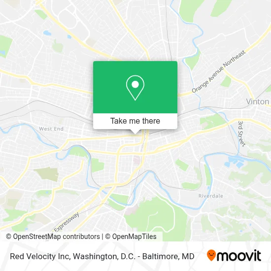 Red Velocity Inc map