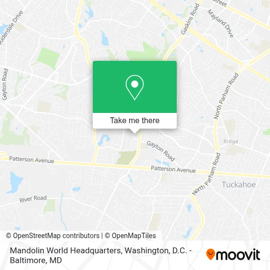 Mandolin World Headquarters map