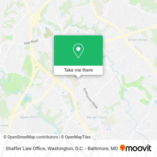 Shaffer Law Office map